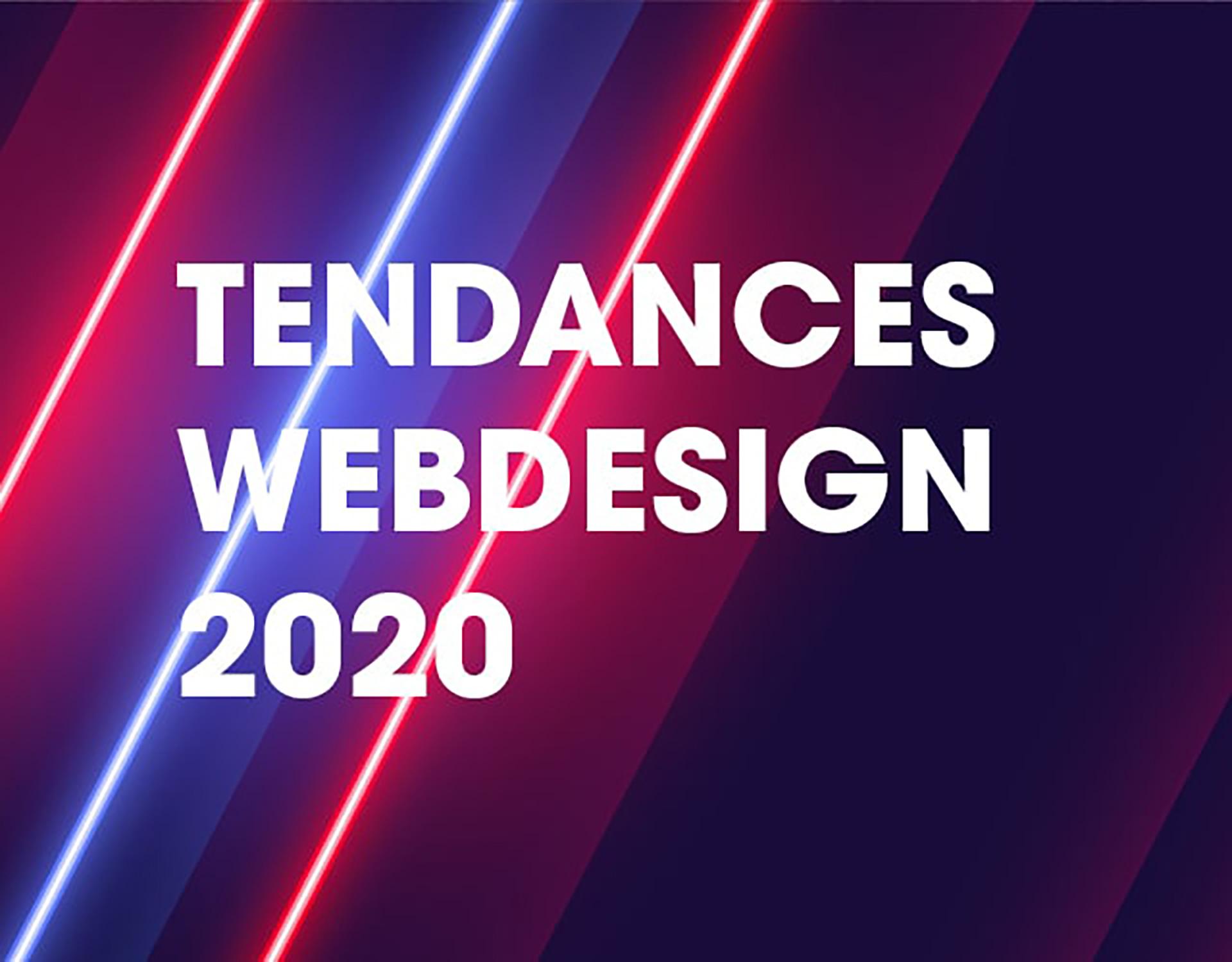 Les tendances web 2020